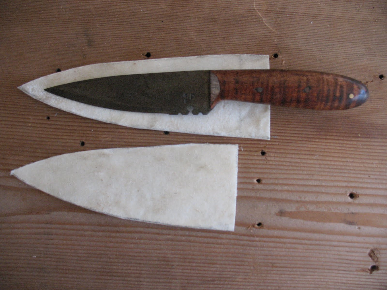 Sensible Survival Make a Rawhide Knife Sheath Part 1