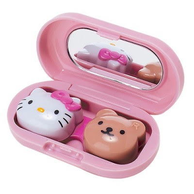 Hello Kitty cute contact lens case