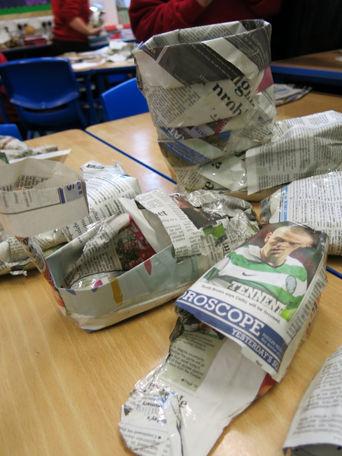 Mrs Crosbie NEWSPAPER SHOES