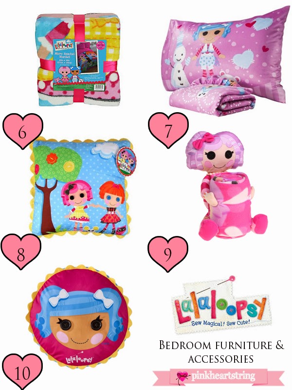 Pink Heart String Lalaloopsy Bedroom Furniture and Accessories for