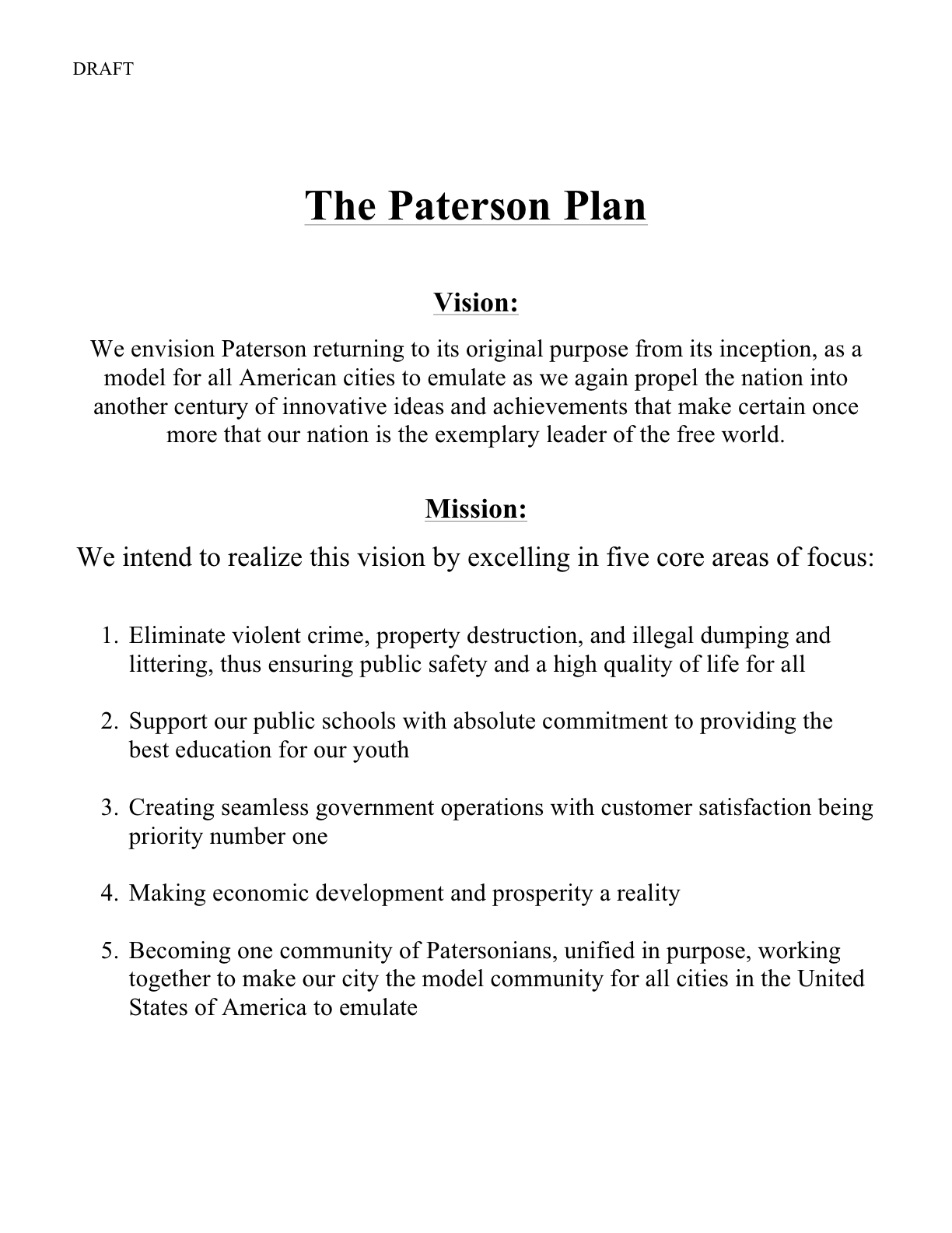 Core Plan