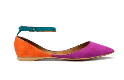 chaussures multicolores zara