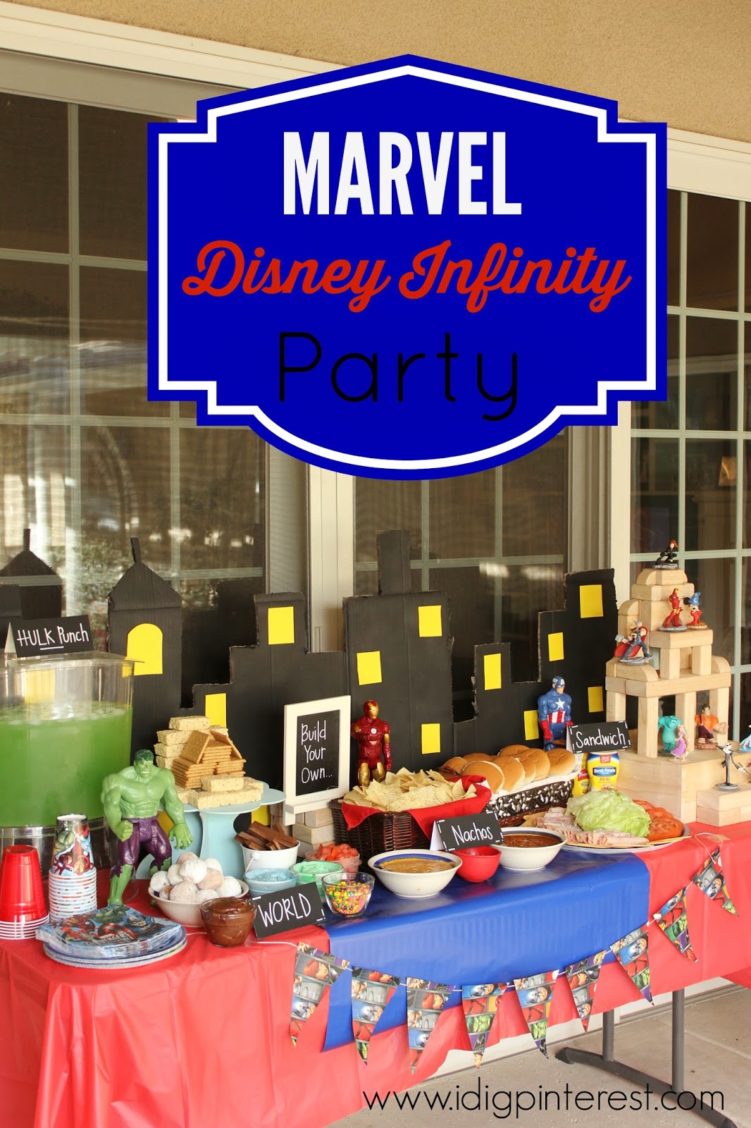 Marvel Disney Infinity Games Party Ideas I Dig Pinterest