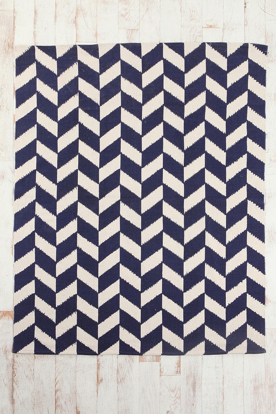 Online Window Ping Rugs Little House Design Herringbone Rug By Urban Outers 5 X7 For 89 I Love A Good Pattern This Is Awesome And It In Bright Navy Blue