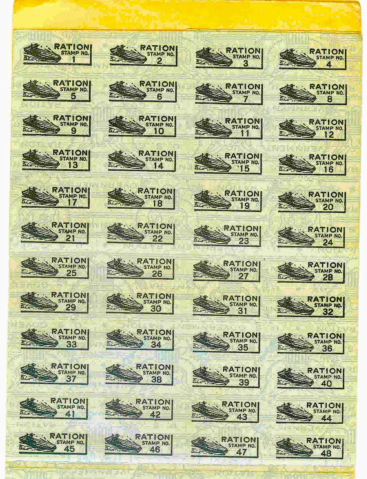 Filiopietism Prism Friday Fotos World War II Ration Stamps