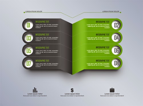 Video Tutorial Modern Gray And Green Infographic