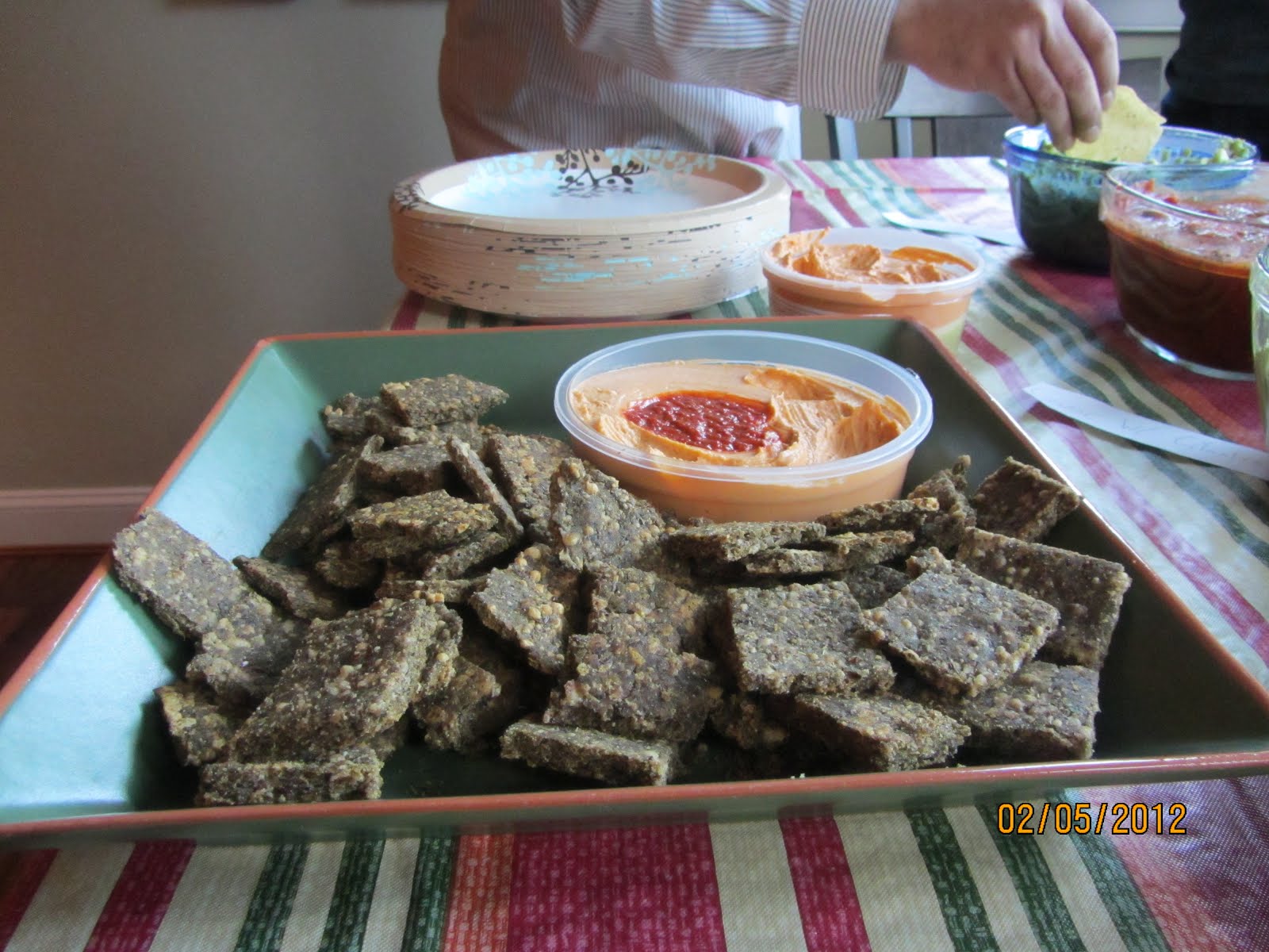 eat. stretch. lift. Savory glutenfree herb cracker