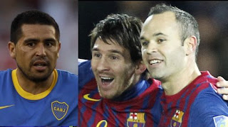 Riquelme: «Messi es el más grande, pero el mejor es Iniesta»