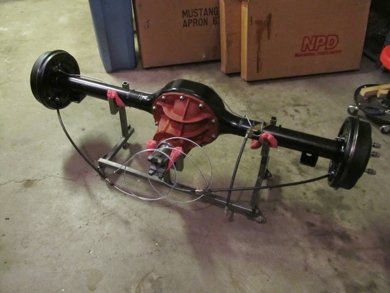 Rear Axle cleaning, painting, and reassembly