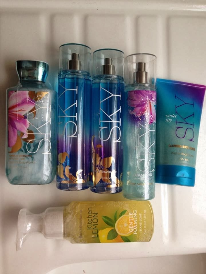 Life Inside the Page Bath & Body Works SKY order frozen 