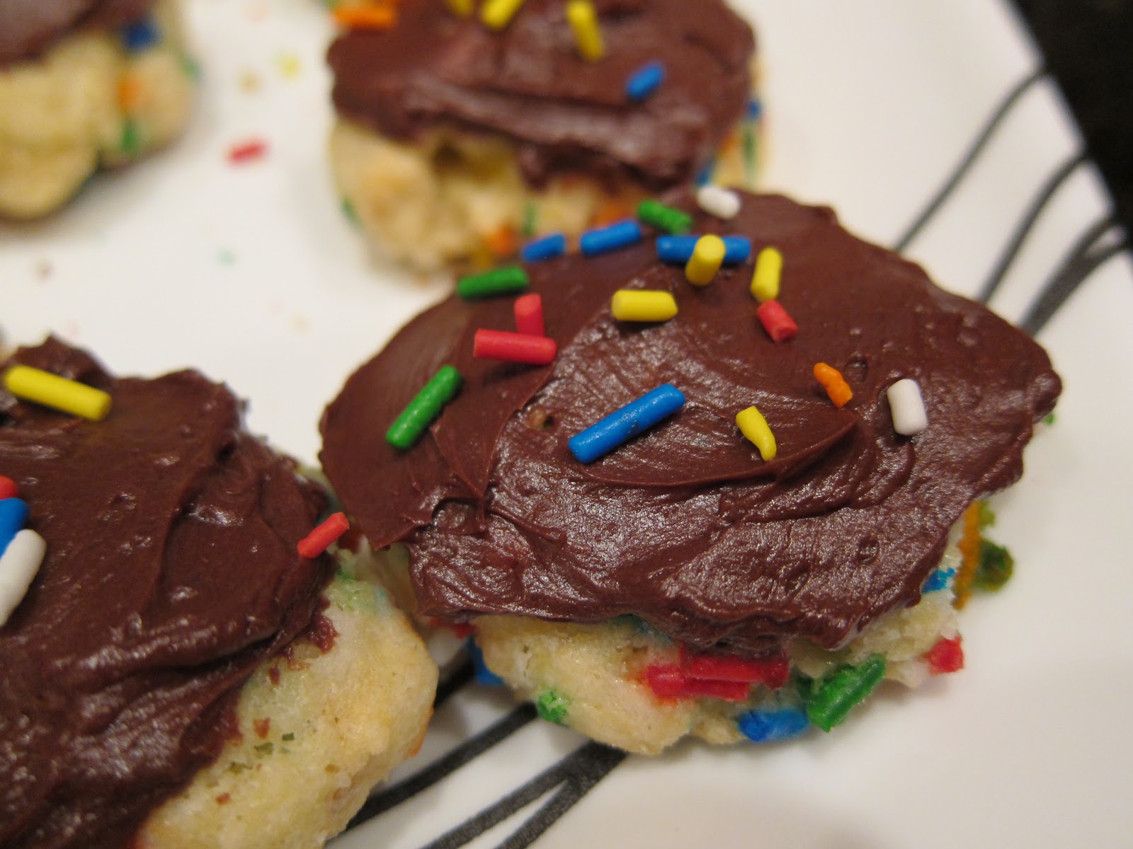 happiness in the form of delicious edibles Funfetti Cookies from scratch