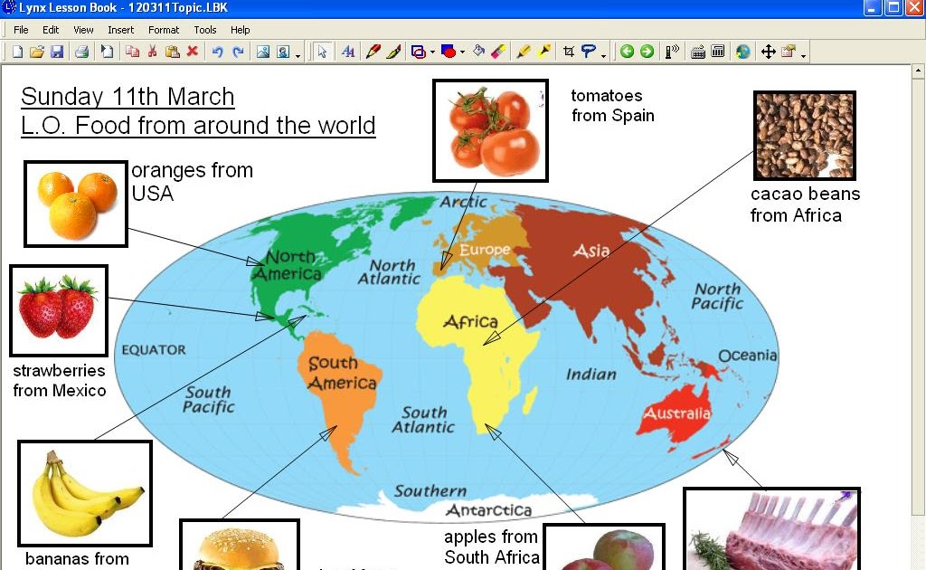 Mr Howe's Class: Topic: food from around the world