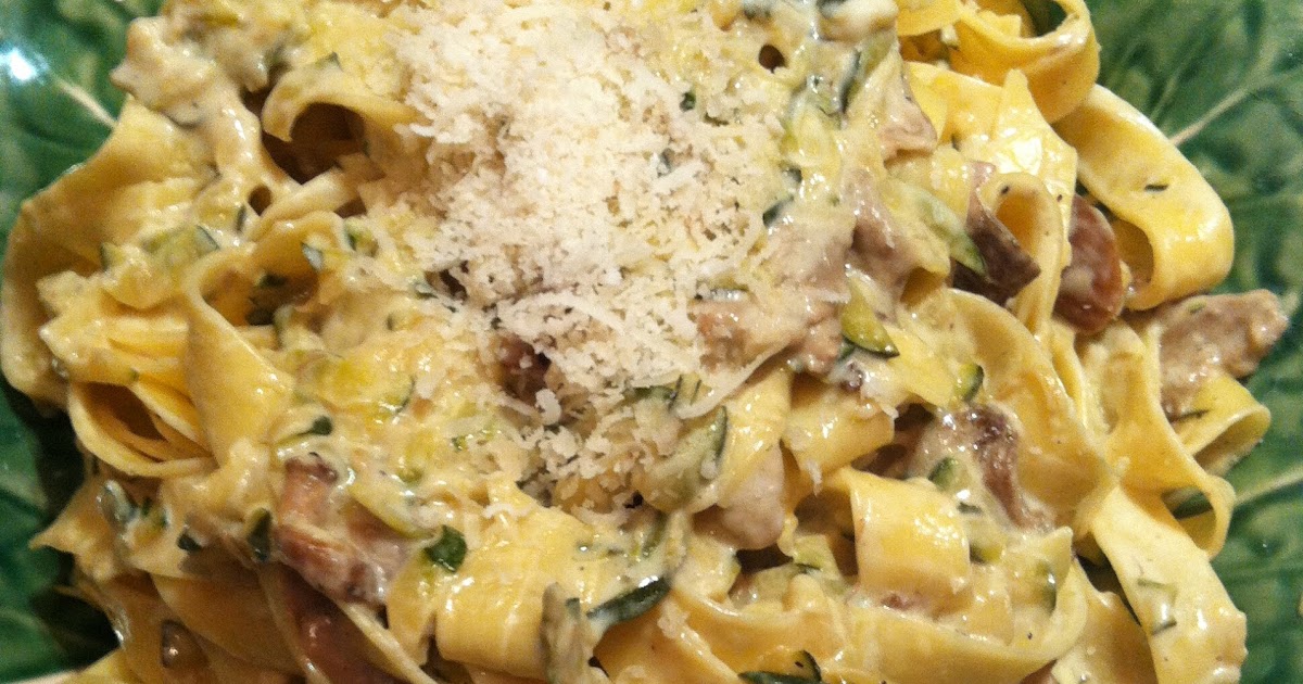 Pasta Academy Tagliatelle con zucchine e funghi porcini