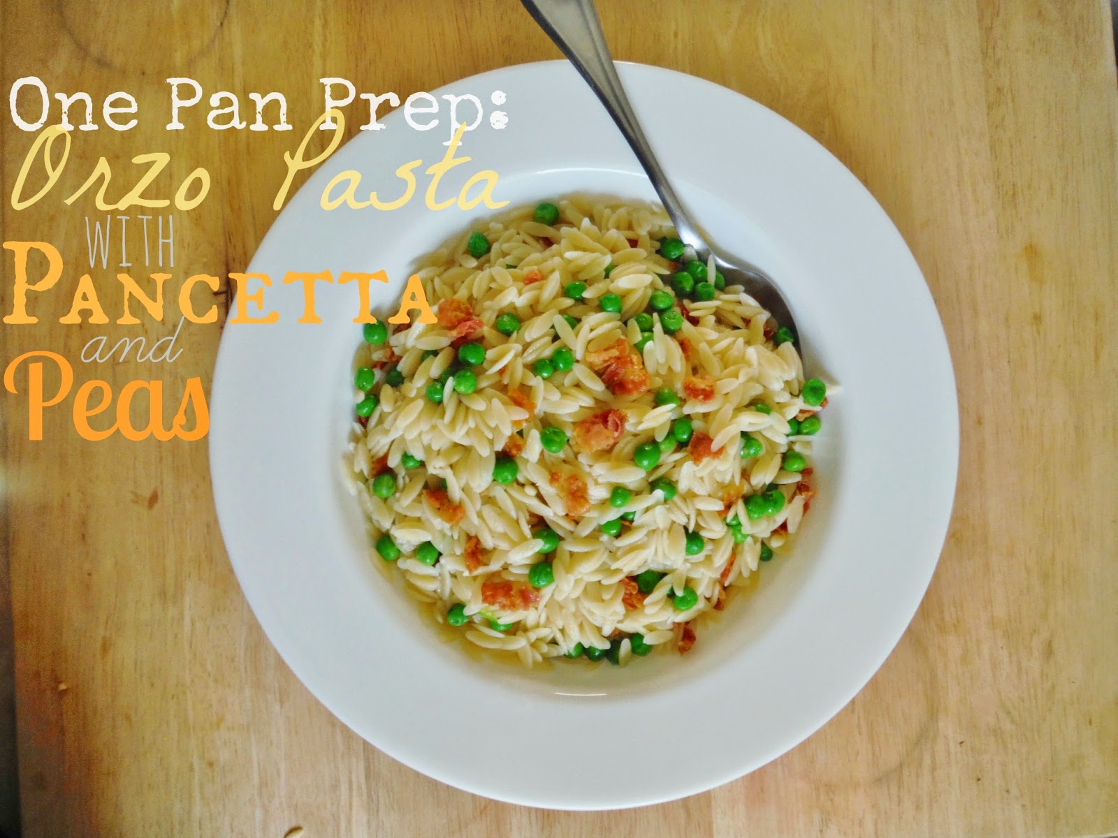 King's One Pan Prep Orzo with Pancetta and Peas