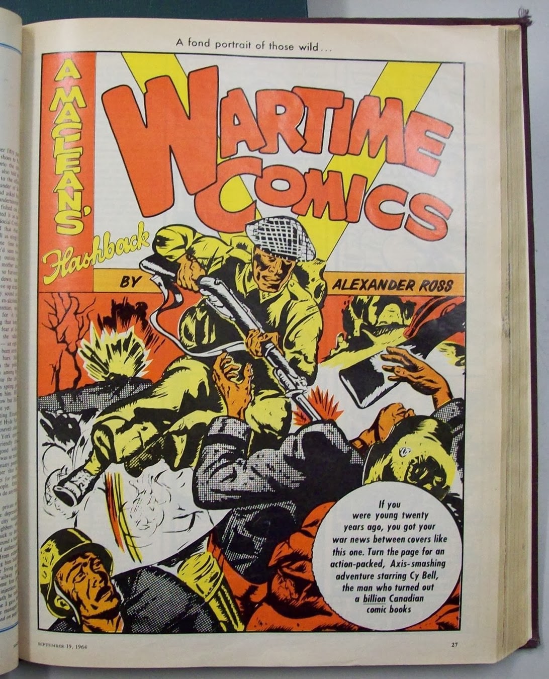 Johnny Canuck comic book, WWII era. Canadian War Museum; Ot…