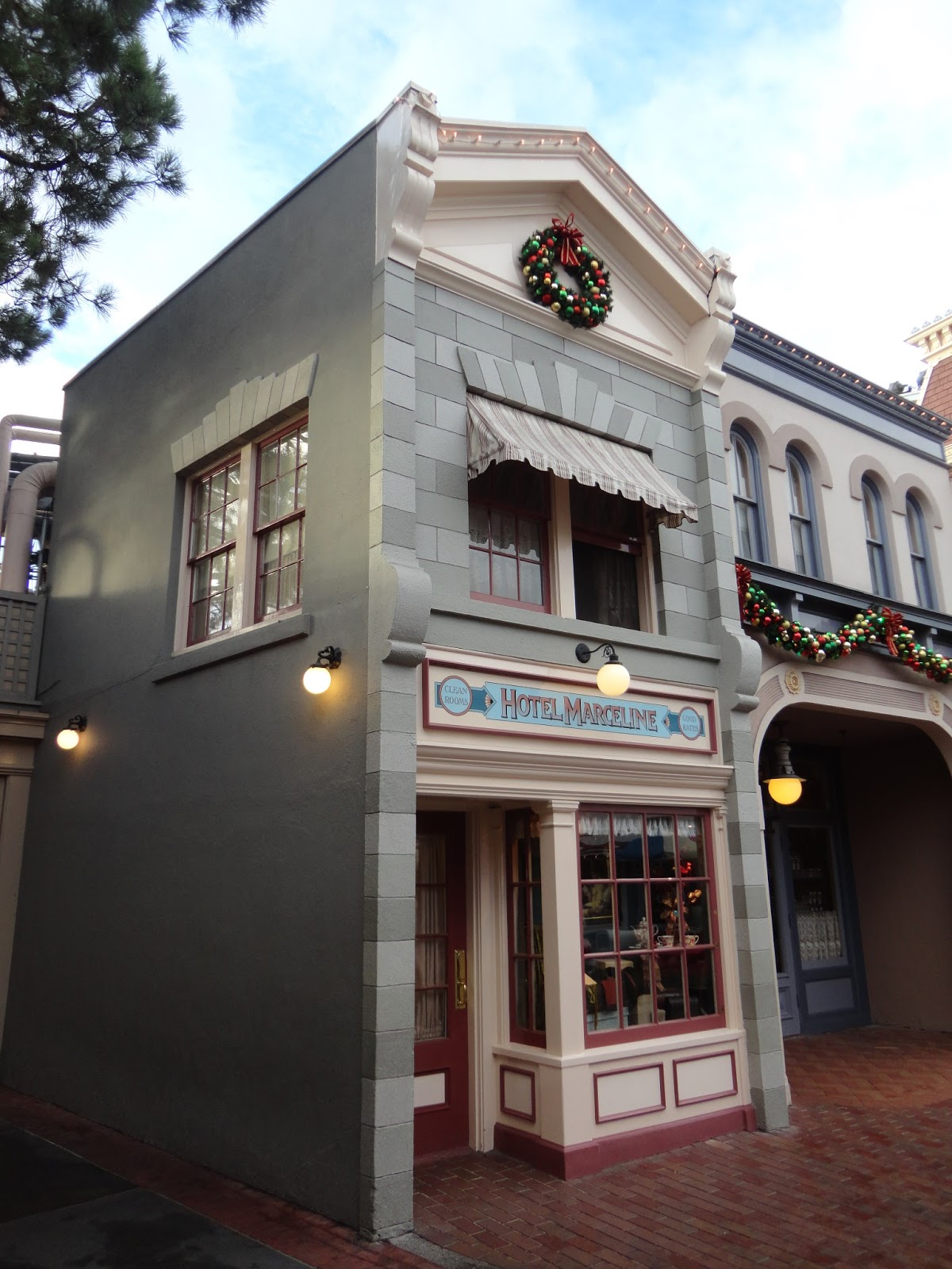 Disneyland Main Street Market House Alleyway Hotel Marceline