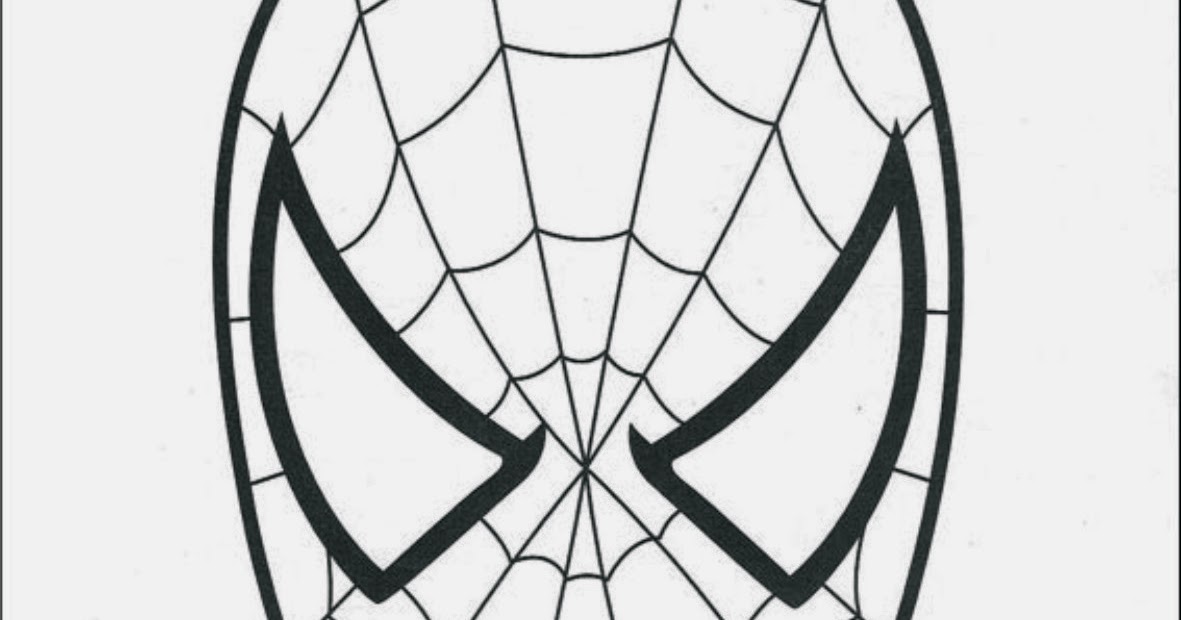 Dibujos para colorear: Dibujo para pintar de Spiderman