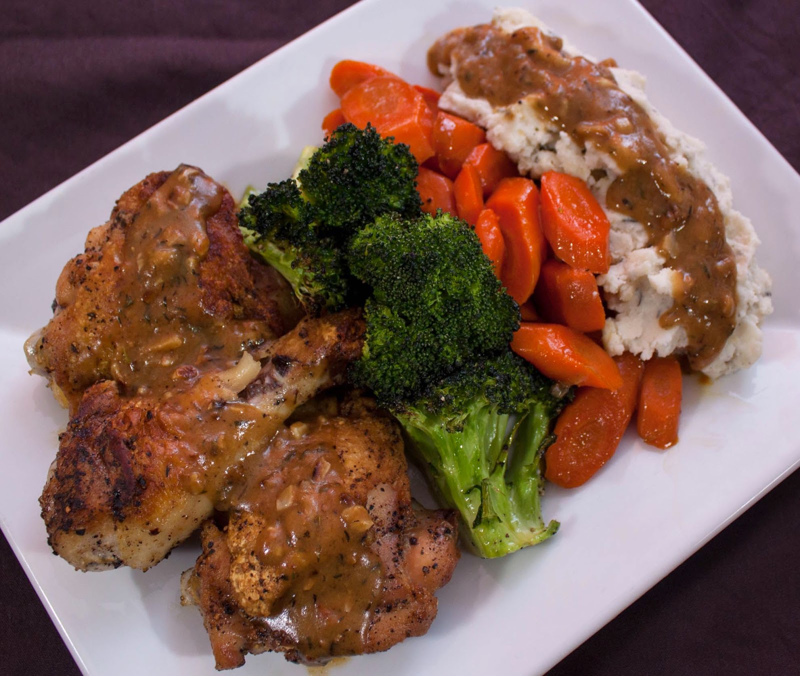 THE PANTRY PANDA PanRoasted Chicken with Garlic and Sherry Sauce