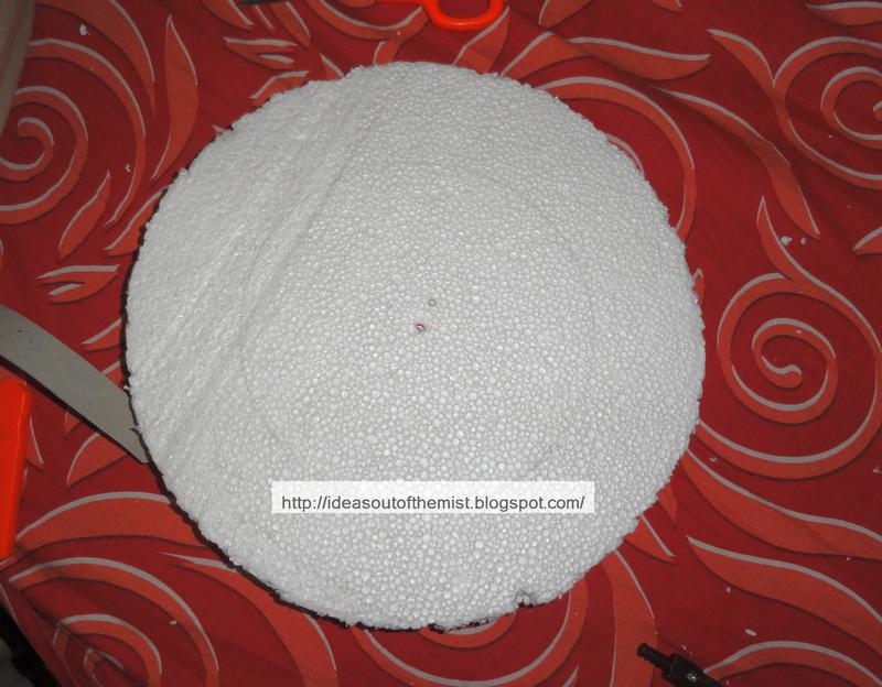 Ideas out of the mist How to make a 12 / 24 hour clock of thermocol