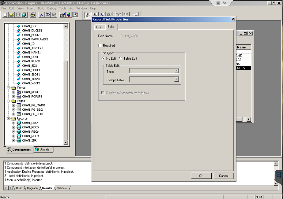 PEOPLESOFT BLOG 4 U 5. How to insert a prompt table in peoplesoft record?