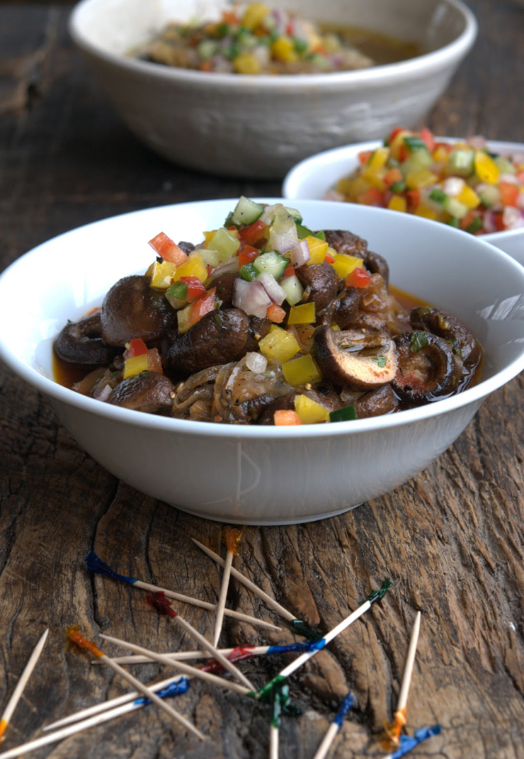 Mushroom and Mussel Escabeche WILD GREENS & SARDINES