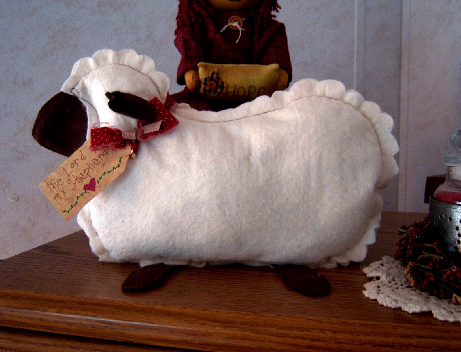 Shoregirl's Creations Lamb Pillow