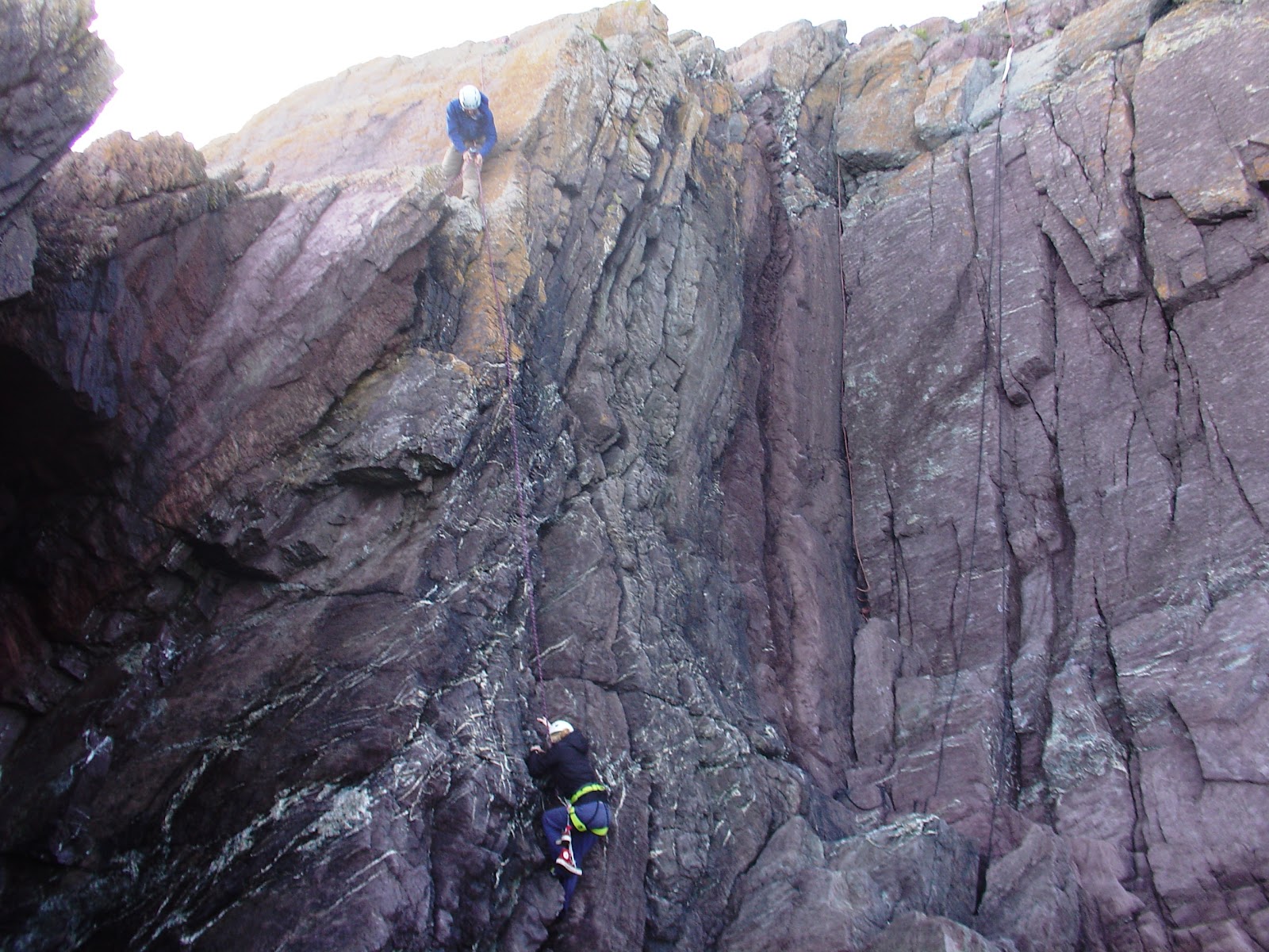 Todays Intro Rock Climbing Courses in Knockadoon Head, East Cork