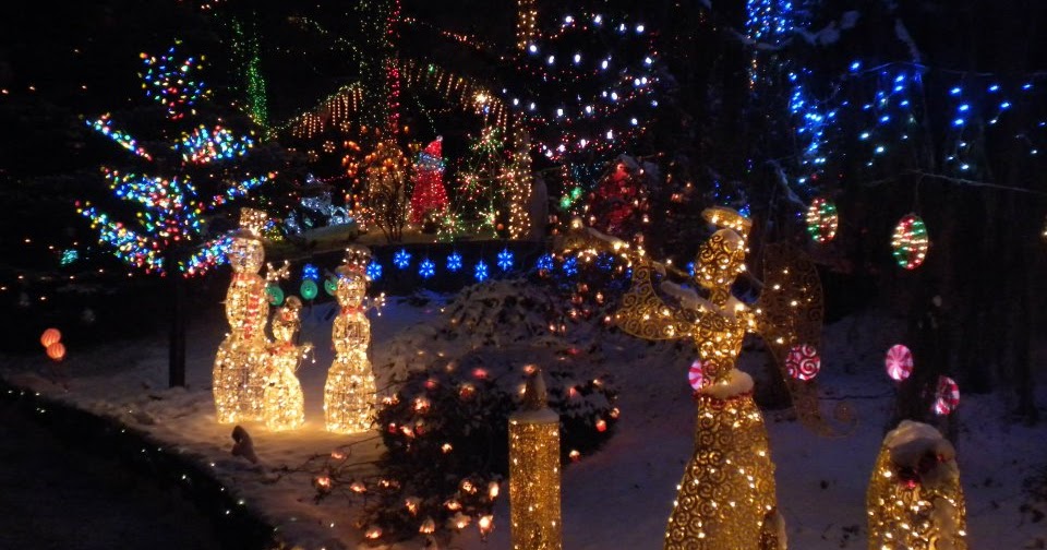 Rock Creek Christmas Light Show Hansen, Idaho