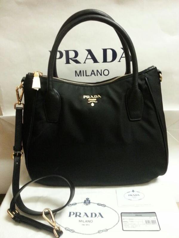 prada nylon 2 way bag