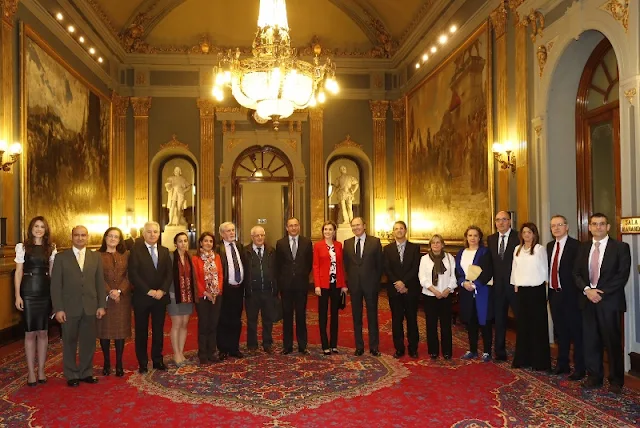 Queen Letizia of Spain attends the Rare Diseases World Day event at the Spanish Senate on March 5, 2015 in Madrid, Spain