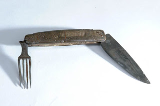 Combo knife and fork from the Revolutionary War