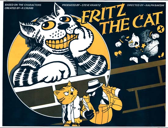 Fritz The Cat Movie Poster Fritz The Cat Movie Poster