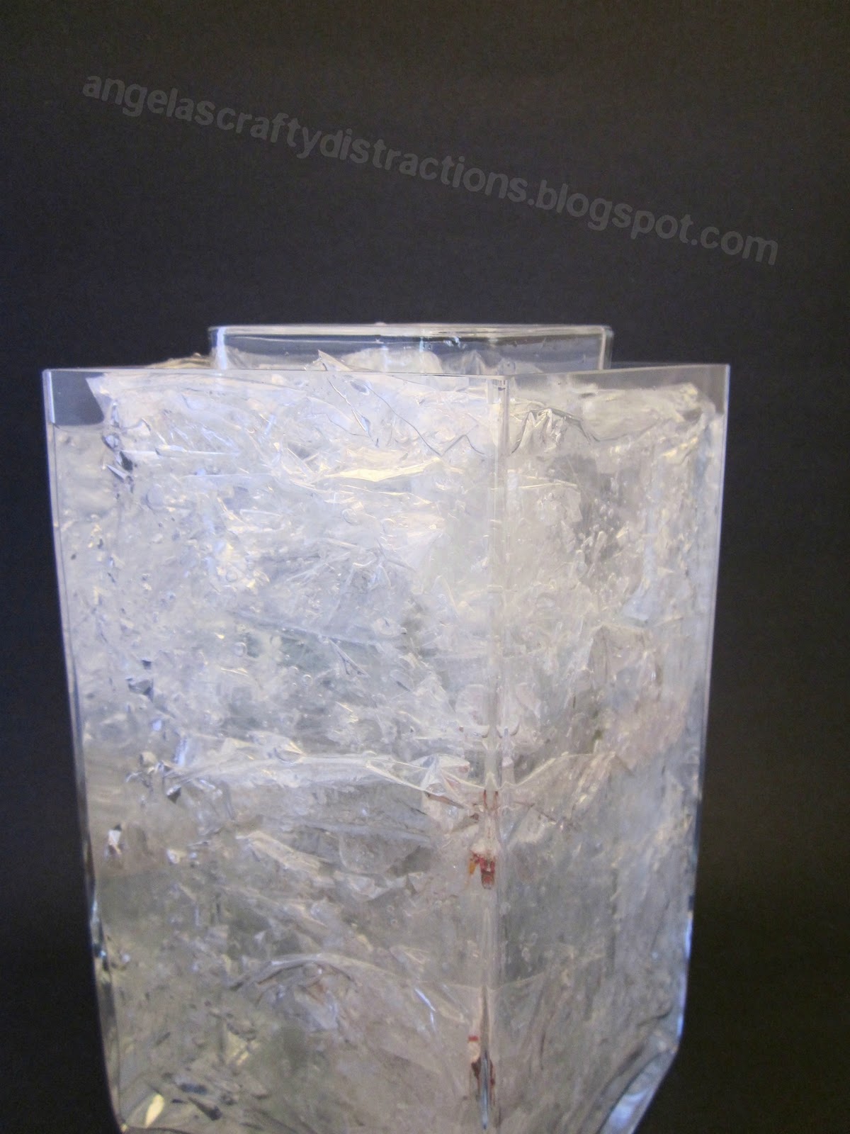 Crafty Distractions Make Your Own Ice Block Centerpiece