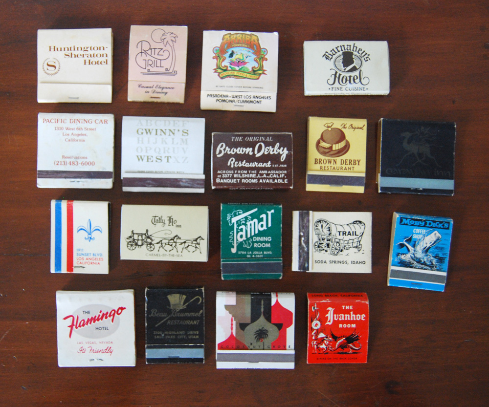 The Copycat Collector COLLECTION 69 Old Matchbooks
