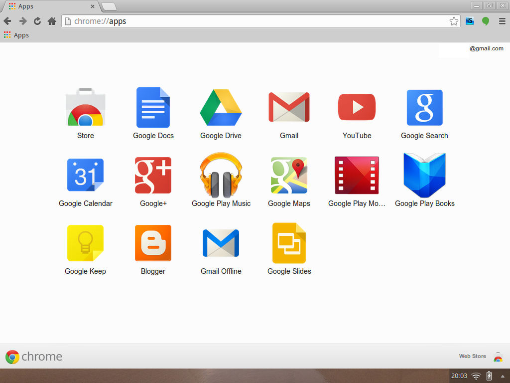 add apps to chrome apps page