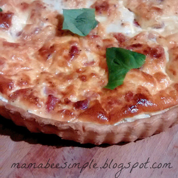 Mama Bee Simple Fulfilling Quiche Lorraine