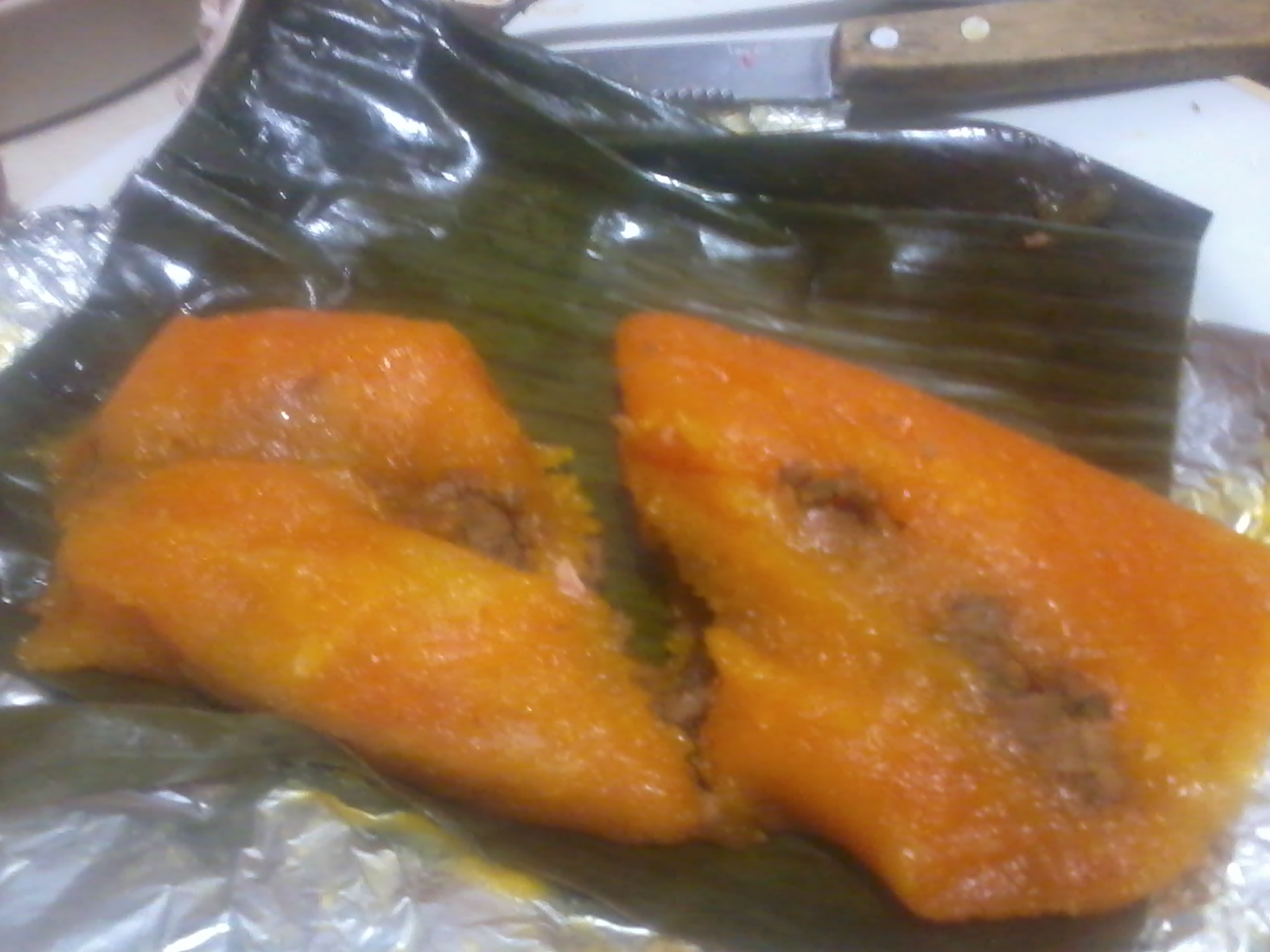 Magdelyn al día * ) Pasteles en Hoja de Yuca a mi manera