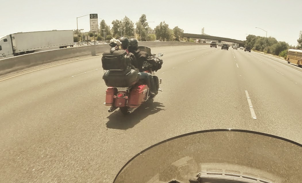 Motorcycle ride of the four corners of the contiguous US Army Escort