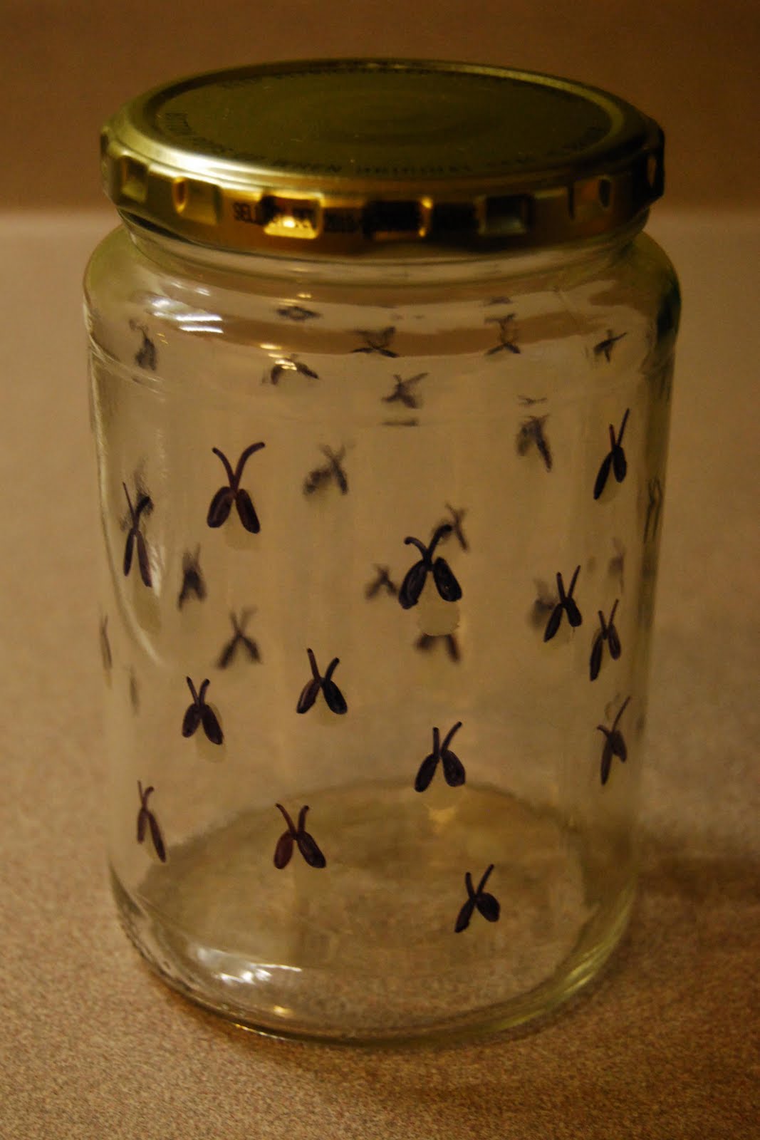 JC Fotography Glow in the dark FIREFLY Jar