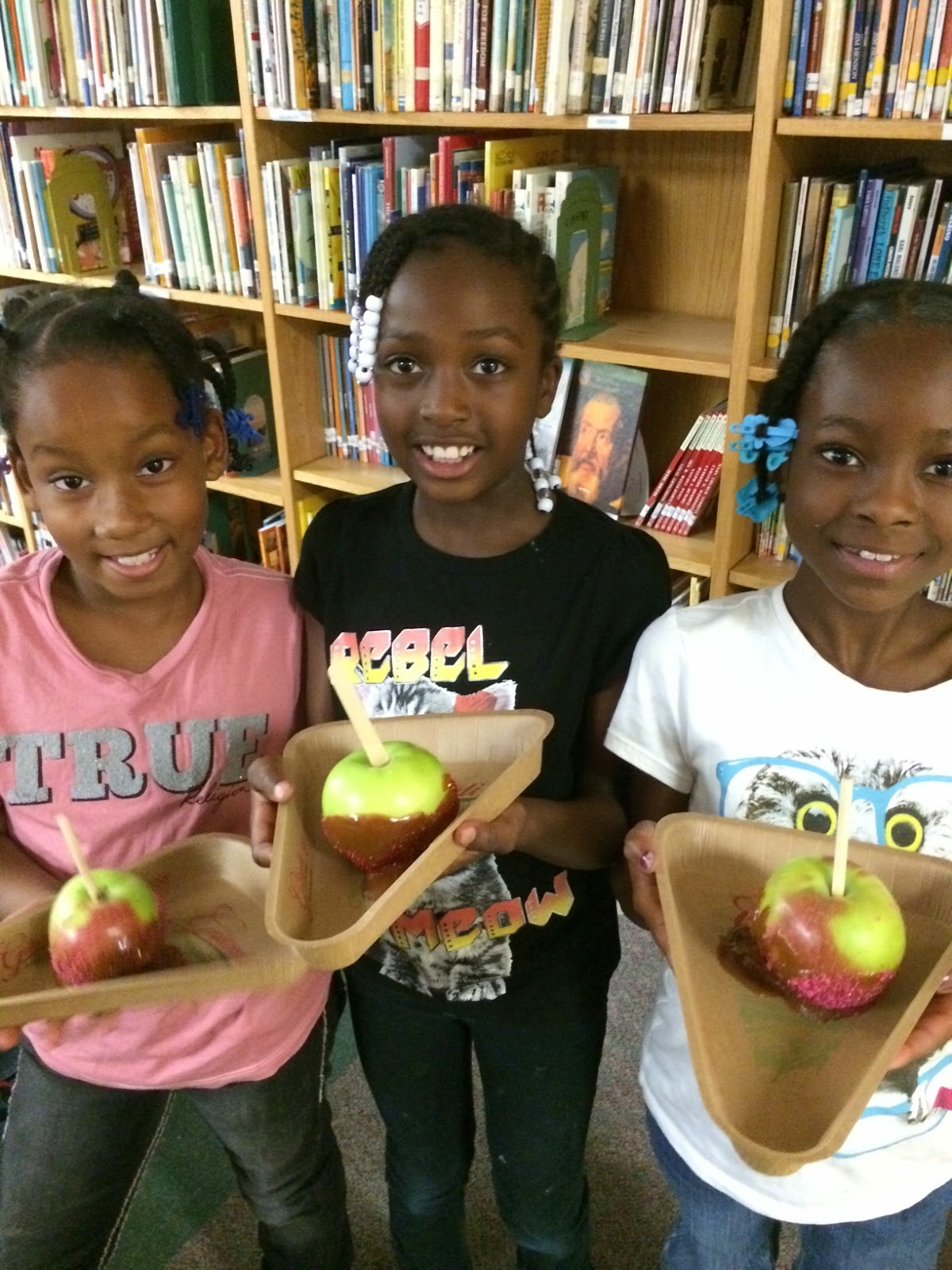 Talking Taylor Schools MYERS ELEMENTARY SCHOOL Caramel apples used as