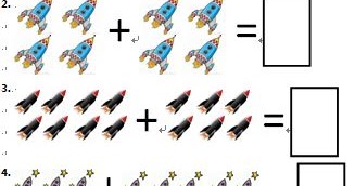The Art of Teaching: A Kindergarten Blog: Rocket Addition Worksheet!