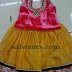 Mustard Skirt with Velvet Blouse