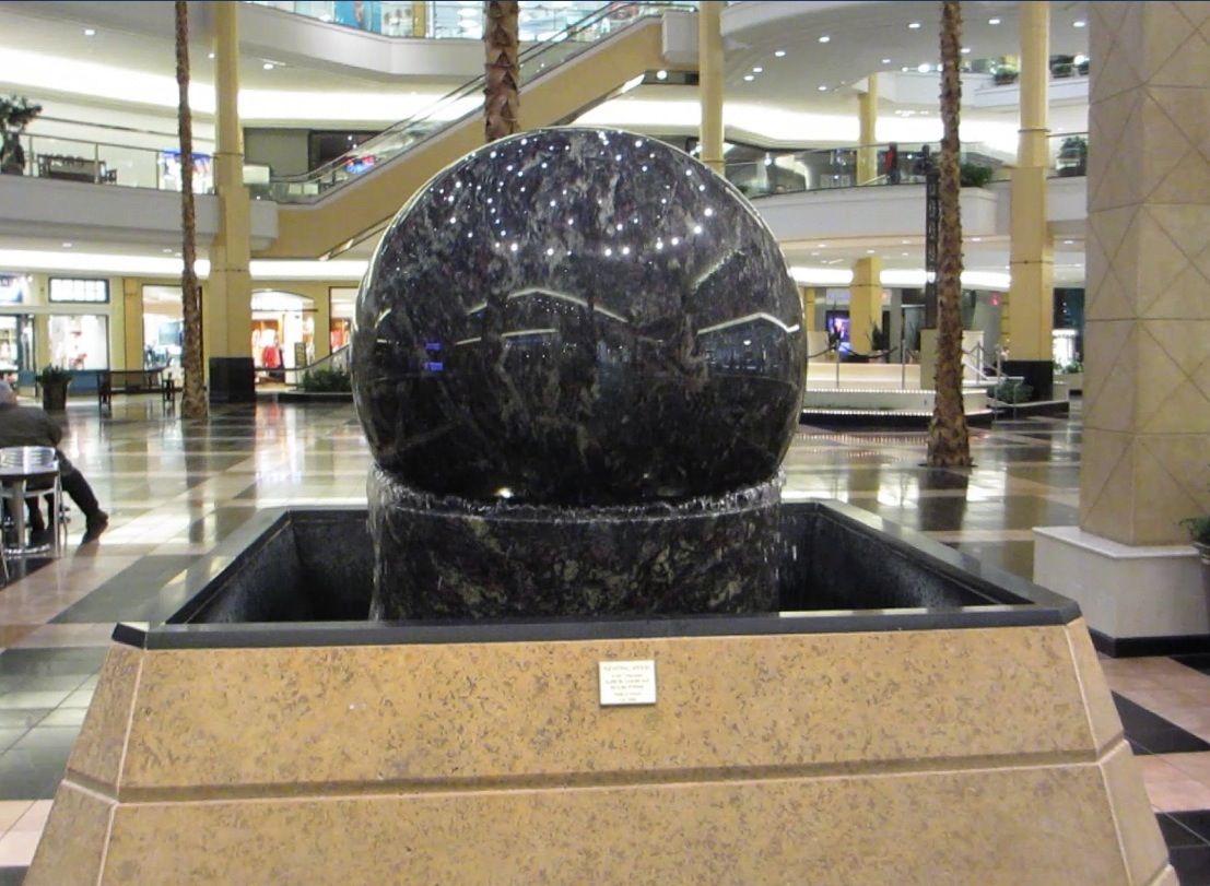 Detroit Video Daily Granite Ball Fountain
