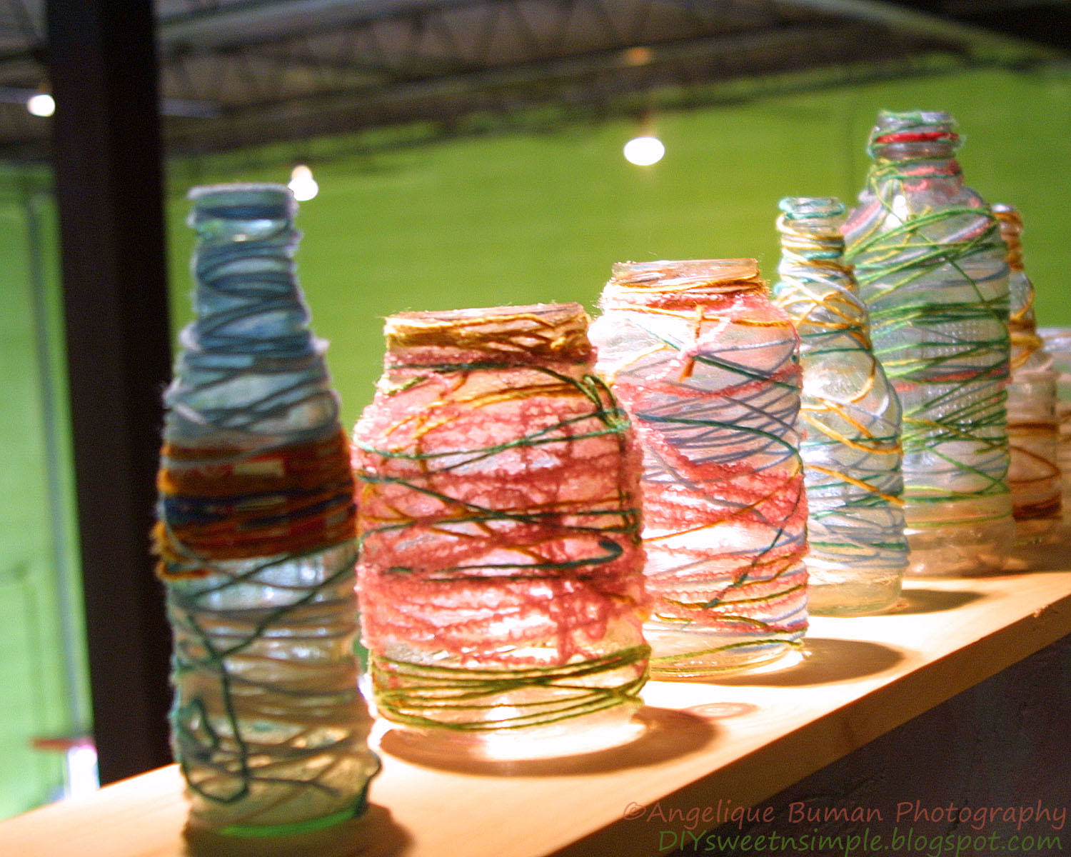 DIY Sweet 'N Simple with Angelique Artsistic Yarn Bottles Fun for