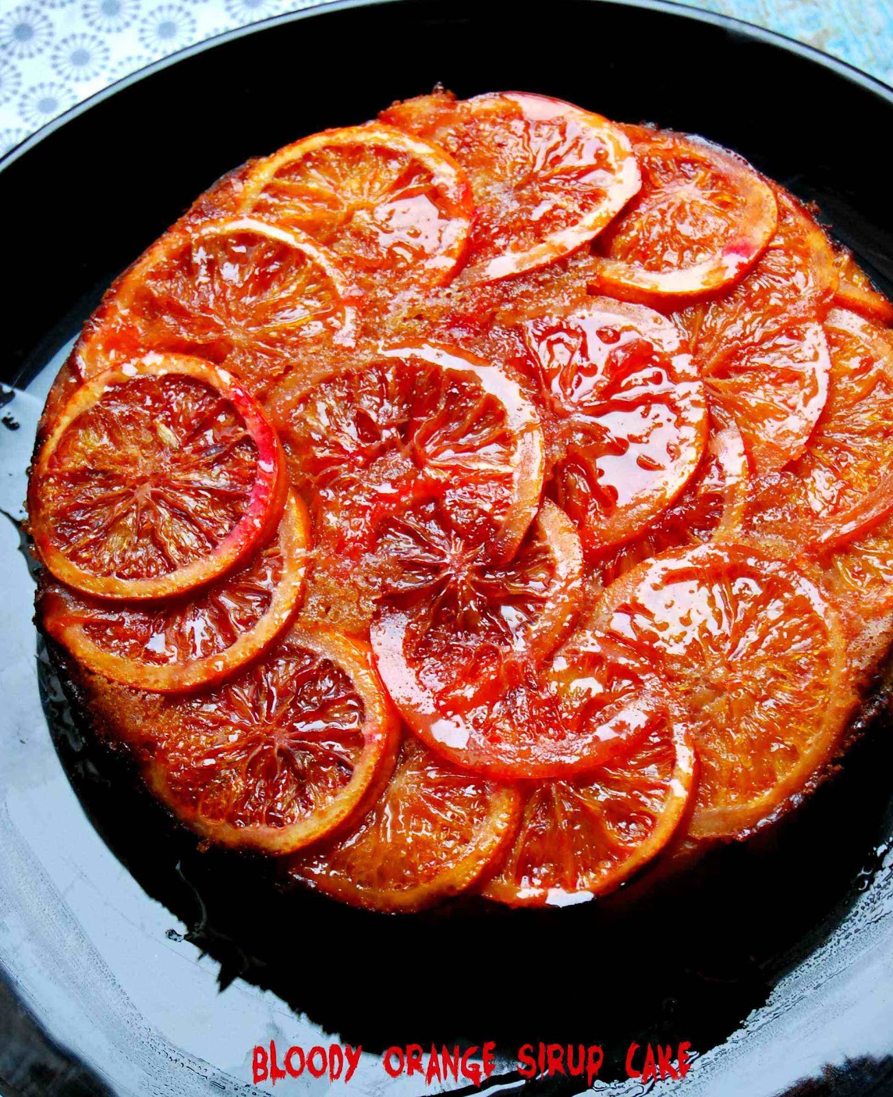 Orange sanguine, du plat au dessert.