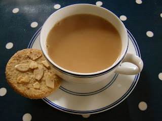 Indian tea with milk and sugar