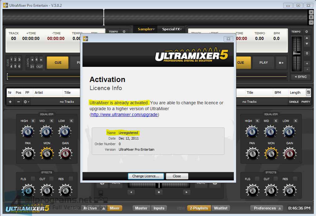 UltraMixer Pro Entertain 6.1