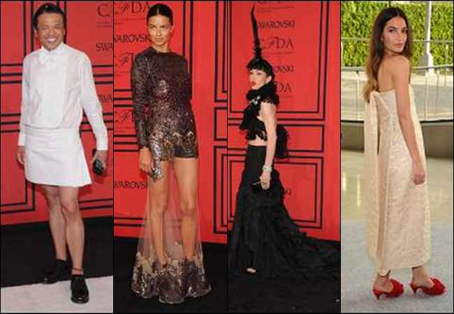 9 Fashion Memiliki Penampilan yg Paling Aneh di CFDA Awards 