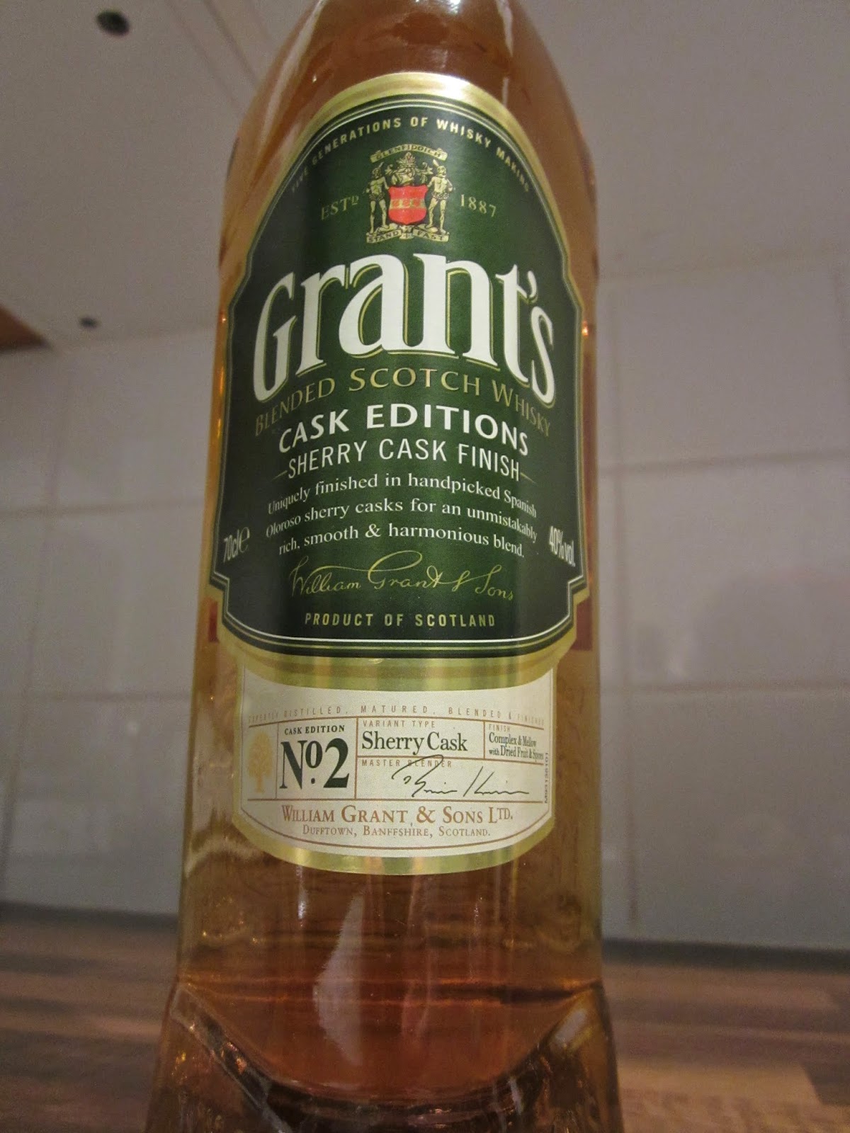 Drink it How You Like it Grant’s Sherry Cask Edition An affordable