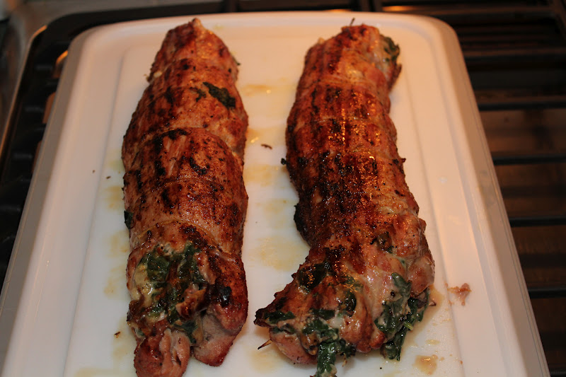 kchawgskitchen Stuffed Pork Tenderloin with Asparagus Bundles and